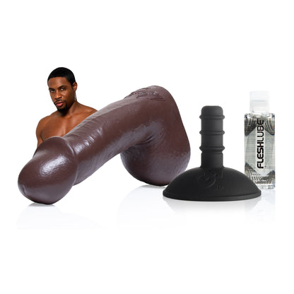 DeAngelo Jackson Dildo Pack with Fleshlube Slide - Fleshlight