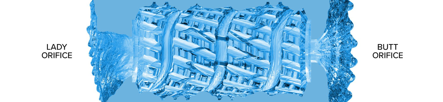 Masturbators Quickshot Alien Lady/Butt - Metallic Blue